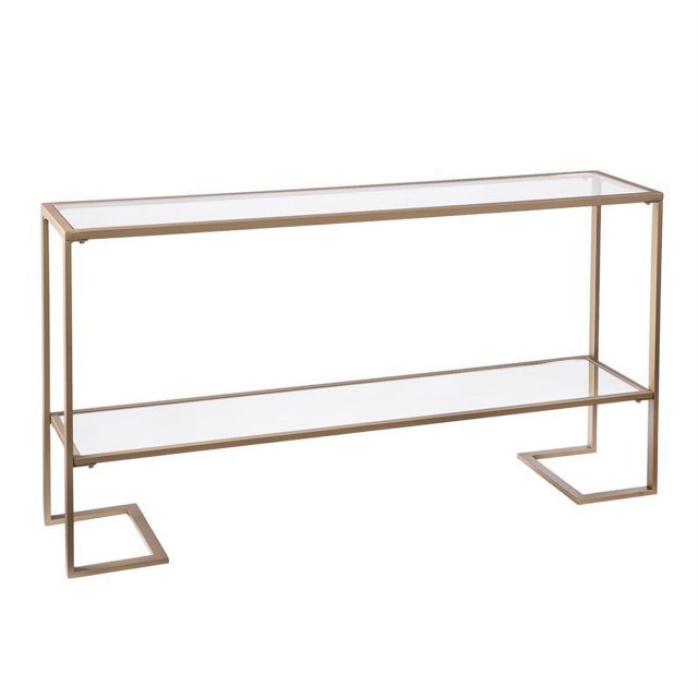 Southern Enterprises Horten Console Miroir Étroite en Or