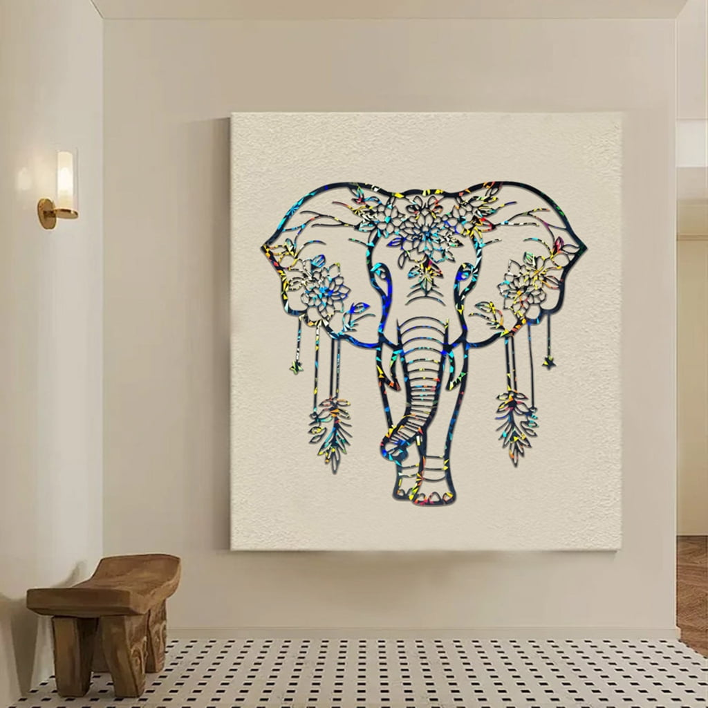 lanema Elephant Mold for Crafting Decorative Home Accessories Holographics Wall Sticker Mould Wall Hanging Decoration Mold