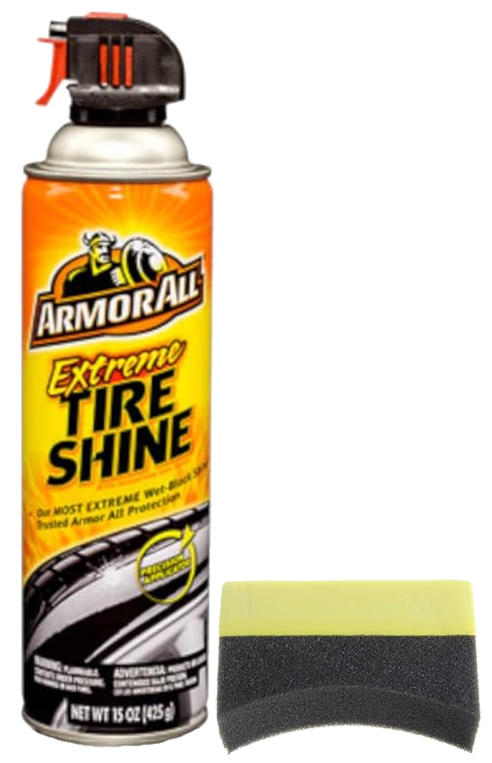 Armor All Extreme Tire Shine Aerosol (15 oz.) & Applicator Pad Kit