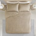 thumbnail image 4 of Comfort Spaces 3-Piece King All-Season Reversible King Micorfiber Mini Bed in a Bag Quilt Set Taupe, 4 of 9