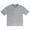 thumbnail image 5 of AHTJRT Men's Lightweight Textured Waffle Knit Short Sleeve Crew Neck Summer T-Shirt Gray XL, 5 of 7