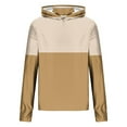 thumbnail image 5 of Men's UPF 50+ Fishing Sun Hoodie – Long Sleeve Striped Pullover with Detachable Face Mask, Quick-Dry Ice Silk Fabric for Outdoor Protection, 5 of 5