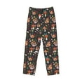thumbnail image 2 of Haiem Mushroom Snail Men's Pajama Pants Ultra Lightweight Pjs Bottoms Sleepwear Bottom Pants With Pocket Drawstring-Small, 2 of 7