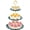 Green, variant on BACUTHY 3 Tier Cupcake Stand Holder, Plastic Cup Cake Tower Stand with Tiered Serving Tray for Dessert Display, Cupcakes, Donuts, Macaron and Fruits(White)