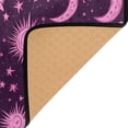 thumbnail image 3 of Ryvnso Stars Boho Moon Area Rug Floor Mats Non-Slip Home Carpet 63 x 48 inch, 3 of 7