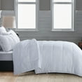 thumbnail image 3 of All Season Oversized King Comforter (128” x 120”), Oversized King Down Alternative Comforter, Duvet Insert, White Lightweight Comforter with 8 Corner Ties, Tug-of-War-Proof, 3 of 8