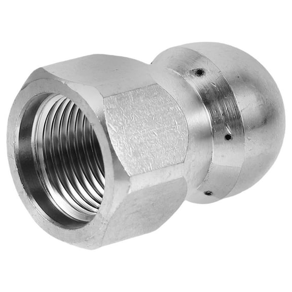 ELAYARD Small Nozzle Connector Hose Jet Nozzle in Stainless Steel for Cleaning 1Set