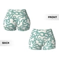 thumbnail image 3 of Sikiie Hand Drawn Snake Print Workout Shorts Women Scrunch Butt Gym Shorts Seamless High Waist Tummy Control Yoga Biker Athletic Shorts, 3 of 5