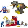 Playskool heroes transformers rescue bots high tide rescue rig + Mr. potato head transformers mixable mashable heroes as opti