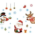 thumbnail image 2 of Double-Sided Christmas Window Stickers - Festive Santa Claus Cling Glass Film for Holiday Decor, Reusable & Easy to Apply, Adhesive Wall Decals for Doors, Mirrors & Cabinets, 2 of 9
