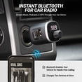 thumbnail image 4 of Scosche Bluetooth FM Transmitter Dual 12W USB-C and USB-A Charging Ports Black BTFM8-SP, 4 of 9