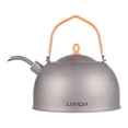 thumbnail image 1 of Lixada LIXADA 0.5L Titanium Kettle with Coffee Drip Spout, Lightweight and Portable for Tea or Coffee Brewing, Food-Grade Silicone, Heat-Resistant, Wide-Mouth Design, Easy to Clean., 1 of 6