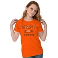 thumbnail image 3 of Arkansas Boar Stenciled Distressed Womens Slim Fit Graphic Tee Brisco Brands S, 3 of 5