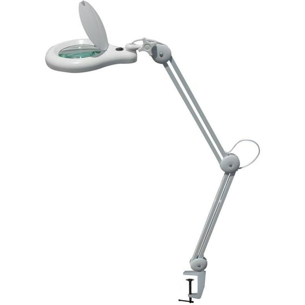 LED Lighted Desk Magnifying Lamp w/ Clamp