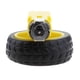 thumbnail image 1 of Nuevo Soporte De Motor De Neumático De Neumático De Plástico De Doble Eje Para DC 3V-6V Amarillo, 1 of 9