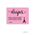 thumbnail image 1 of Diaper Raffle  Paris Bonjour Bebe Girl Baby Shower Game, 30-Pack, 1 of 1