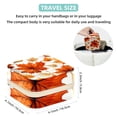 thumbnail image 5 of Maple Leaf Pumpkin Travel Portable Square Jewelry Boxes Display Case - Travel Organizer for Girls and Women, 5 of 6