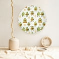thumbnail image 5 of Yiaed Lovely Avocado Print Bone China Decorative Plate Ceramic Dinner Plates Art Crafts with Display Stand-8in, 5 of 6