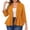Orange, variant on IMENGL Personality design solid color long sleeve large size casual suit, Orange 5XL, Size XL-5XL