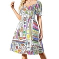 thumbnail image 1 of Soy adicto .... Vestido largo para mujer ropa suministros de arte versión de Color, 1 of 6