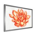 thumbnail image 2 of Designart 'Ancient Detail of A Orange Lotus' Traditional Framed Art Print, 2 of 4