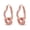 Rose color, variant on Hoop Earrings for Women S925 Sterling Silver Cubic Zirconia Shinning Hearts Jewelry Gifts