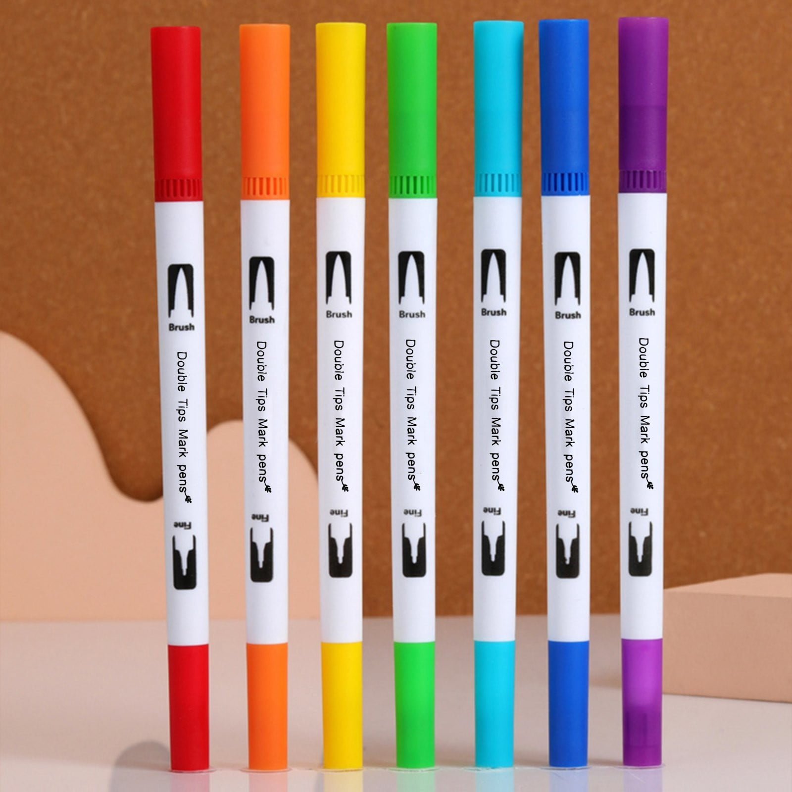 Clearance Pencil curler under $6,Brush Marker Pens 24 Colors Art Markers With Fine And Brush Tip Coloring Markers For Adults Markers For Journaling Calligraphy Drawing Sketching Doodling Illust