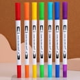 thumbnail image 7 of Dual Brush Markers for Adult Coloring Books, 12/24 Colored Fine Point Marker Pen for Note Taking Planner Hand Lettering Drawing Journaling by WEIWEIGG, 7 of 7