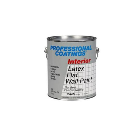 True Value Mfg ACP47-GL Professional Coatings Best Gallon White Flat Latex Wall