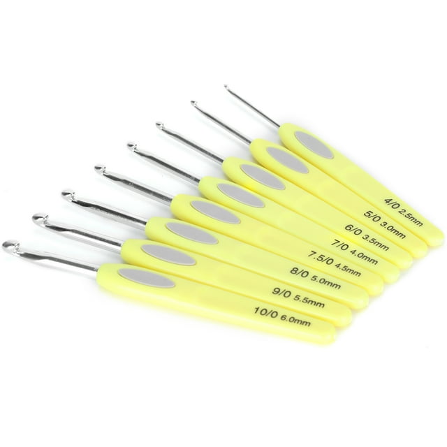 Crochets, Ensemble de 8 Crochets, Kit de Tricotage pour Fil