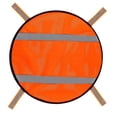 thumbnail image 3 of Lipstore Blaze Orange Security Panel with Reflective Strips Multipurpose Lightweight Hook 41x25cm, 3 of 8