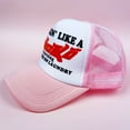 thumbnail image 3 of Adjustable Breathable Print Letter Hip Hop Y2k Mesh Caps Gorras Sun Hat Baseball Cap BLACK, 3 of 8