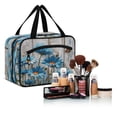 thumbnail image 6 of Travel Toiletry Bag with Metal Hook Large Capacity Cosmetic Bag Toiletry Bags for Travel, Gym, Camping Cyan Daisy Flowers, 6 of 9
