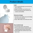 thumbnail image 2 of Baohd 60ml Empty Bottle Cream Cosmetic Sample Conditioner Dispenser Shower Bath Storage Holder Container Dispensing Organizer Blue, 2 of 8