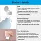 thumbnail image 2 of Seitruly Botella vacía de 60ml, dispensador de acondicionador de muestra de crema cosmética, soporte de almacenamiento para baño y ducha, contenedor, Bolsas de maquillaje Blanco Seitruly  CE014744-04, 2 of 6