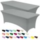 thumbnail image 1 of Mantel Utopia Kitchen Spandex, paquete de 2 unidades, 8 pies, gris, 1 of 9