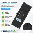 thumbnail image 2 of Batería ZAYAUPVL H5CKD 53 Wh 15 V de repuesto para Dell, 2 of 6