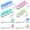 Style 4(8PCS), variant on 4Pcs Keyboard Clicker Toy Portable Mechanical Keyboard Keychain Toy Funny Decompression Key Button for Adults Teens