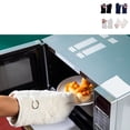 thumbnail image 2 of Injueey 2 uds. Pata guantes para hornear algodón manopla para horno manoplas antideslizantes cocina ligera resistente al calor hogar cocina Type2 NO2, 2 of 6