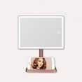 thumbnail image 6 of Impressions Vanity Charmed Tri Tone LED Makeup Mirror with Lights and Catchall Tray (Rose Gold), 6 of 9