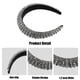 thumbnail image 4 of Diadema de cristal Unique Bargains tono plateado 1.2 pulgadas de ancho, 4 of 7