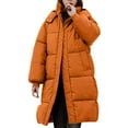 thumbnail image 4 of Pyhlmscde Women's Casual Mid Long Waisted Thick Warm Puffer Coat, Puffer Jacket Womens, Winter Clothing for Women, Winter Coats for Women, 4 of 6