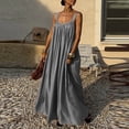 thumbnail image 2 of Swuxness Long Dresses for Women with Sleeveless and Solid Color Tassel Elegant Party Gown, 2 of 5