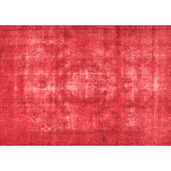 Ahgly Company Indoor Rectangle Persian Red Bohemian Area Rugs, 5' x 7'