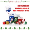 thumbnail image 4 of 30PCS Christmas Ziplock Gift Bags with Ties Assorted Sizes Stocking Wrapping Bag, 4 of 12
