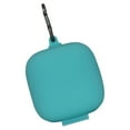 thumbnail image 3 of CIMAXIC Creative Headphone Protection Box Metal Buckle Wireless Headset Storage Case and Silicone Skin Compatible for Pro Headset (Mint Green),3.15"X3.15"X1.38", 3 of 5