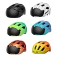 thumbnail image 6 of Yanerim Bike Helmets Breathable One-piece Design Accessory Skateboard Cycling Bike Helmet with LED Light for Outdoor, 6 of 7