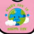 thumbnail image 4 of Inktastic Every Day Earth Day Boys or Girls Baby Bib, 4 of 4