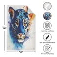 thumbnail image 3 of Kitchen Towel 28x18 Inches x1，Plate Towel, Decorative Towel, Napkin, Tea Towel Tea Towels For Kitchen Dish Cloths & Dish Towels Blue Watercolor Leopard, 3 of 7