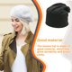 thumbnail image 4 of Qarigey Beanie Hat Cómodo Casual Color sólido Gorros para adultos Gorras Turbante simple Mujeres Hombres Sombreros para la decoración del vestido Sombreros Negro Qarigey AP009244-05B, 4 of 6